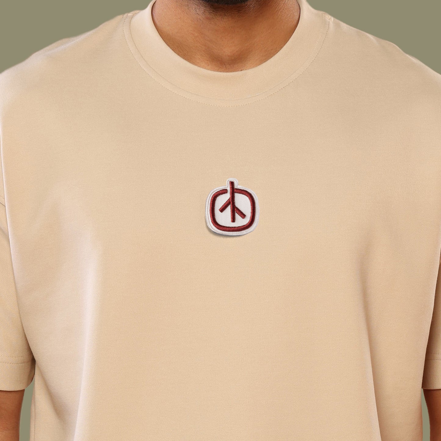 ROOTS Burgundy Logo Patch (UK)
