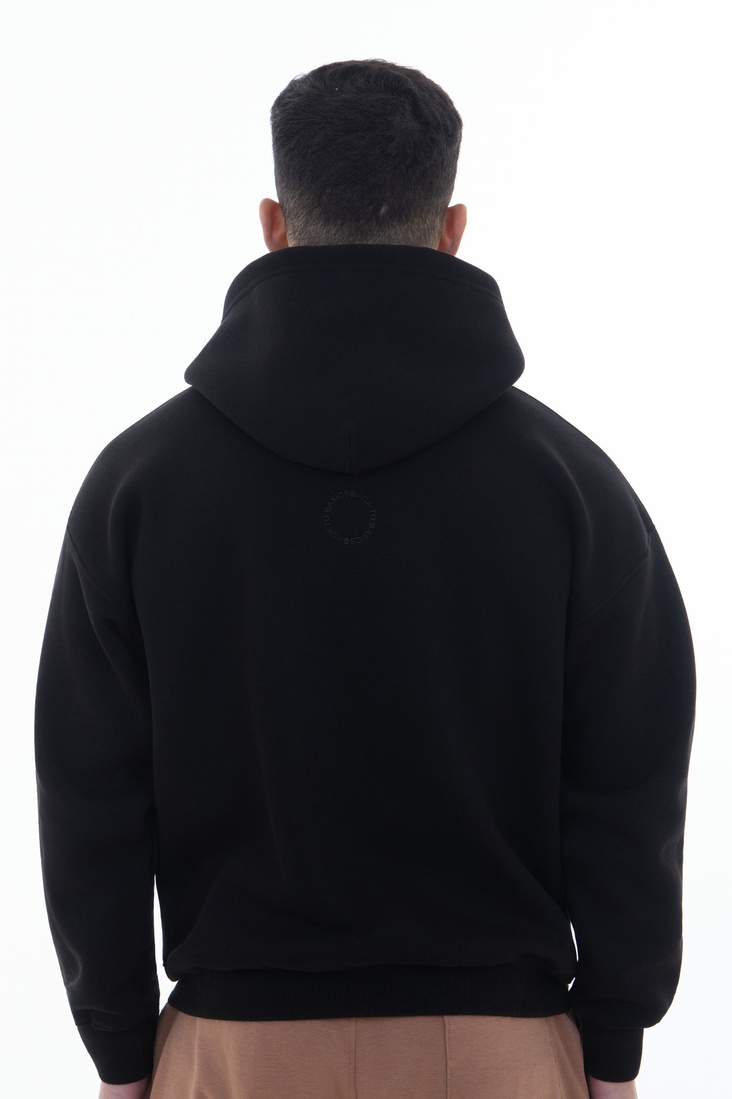 Deep Black Men's Hoodie