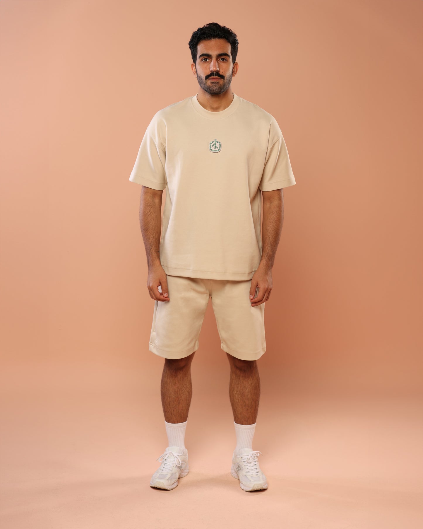 Sand Beige Cotton Shorts / Uni-Sex