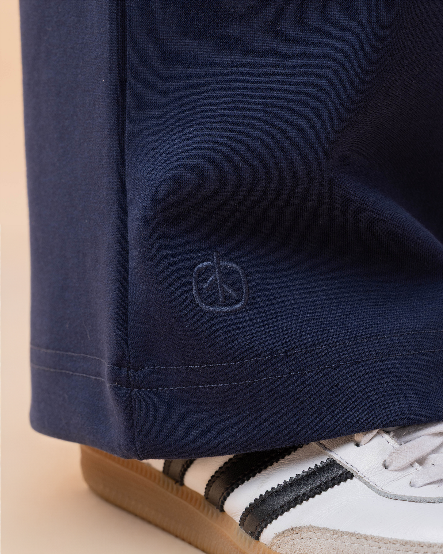 Navy Blue Women Cargo Cut Pant