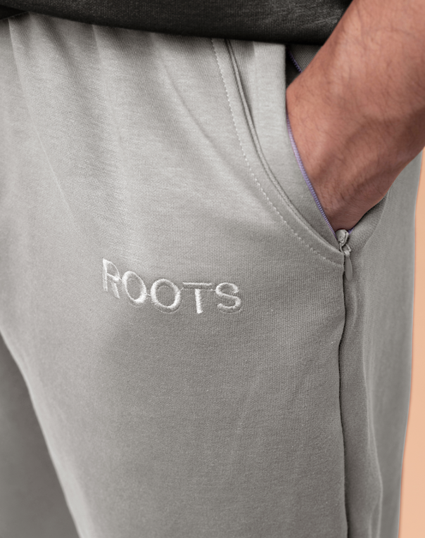 بنطال سويت بانت رجالي رمادي