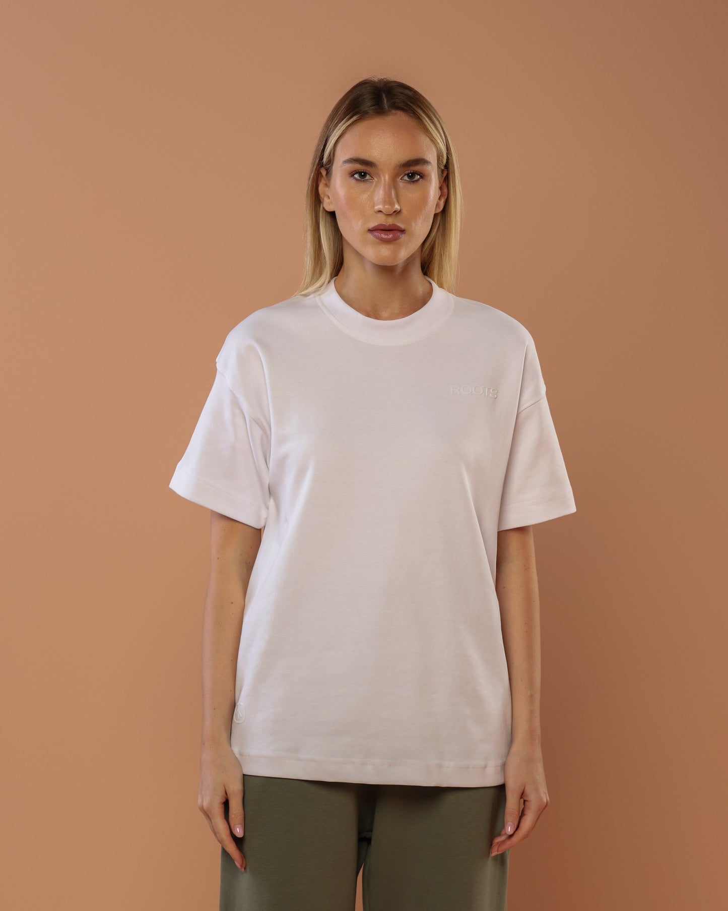 White Oversized Basic T-Shirt