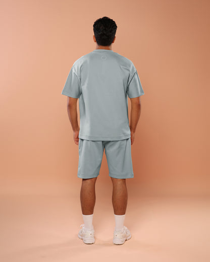 Sky Blue Cotton Shorts / Uni-Sex