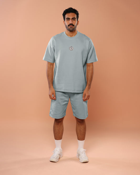Sky Blue Cotton Shorts / Uni-Sex