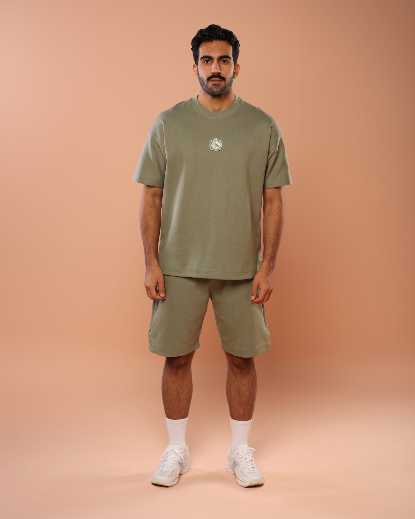 Olive Green Cotton Shorts / Uni-Sex