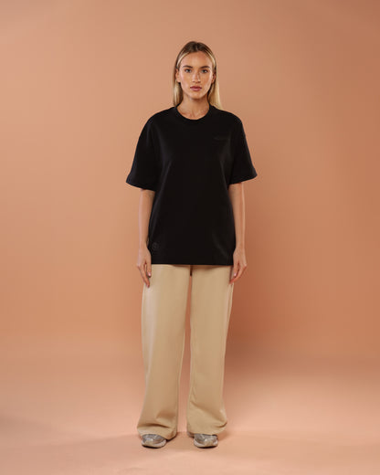 Black Oversized Basic T-Shirt