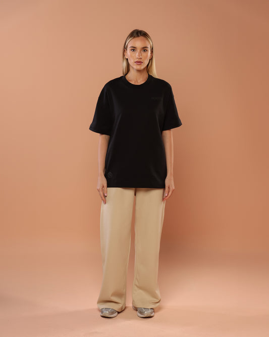 Black Oversized Basic T-Shirt