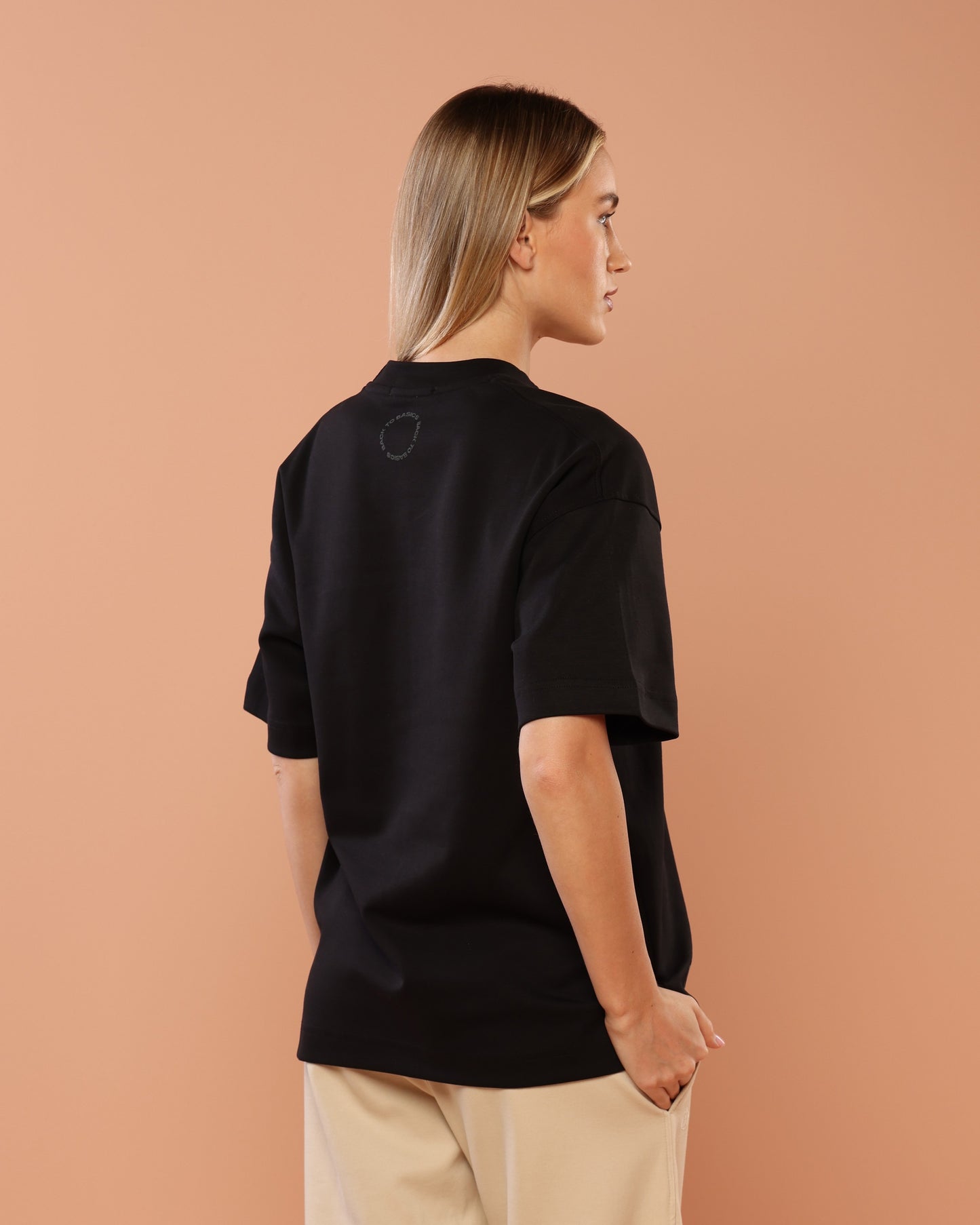 Black Oversized Basic T-Shirt